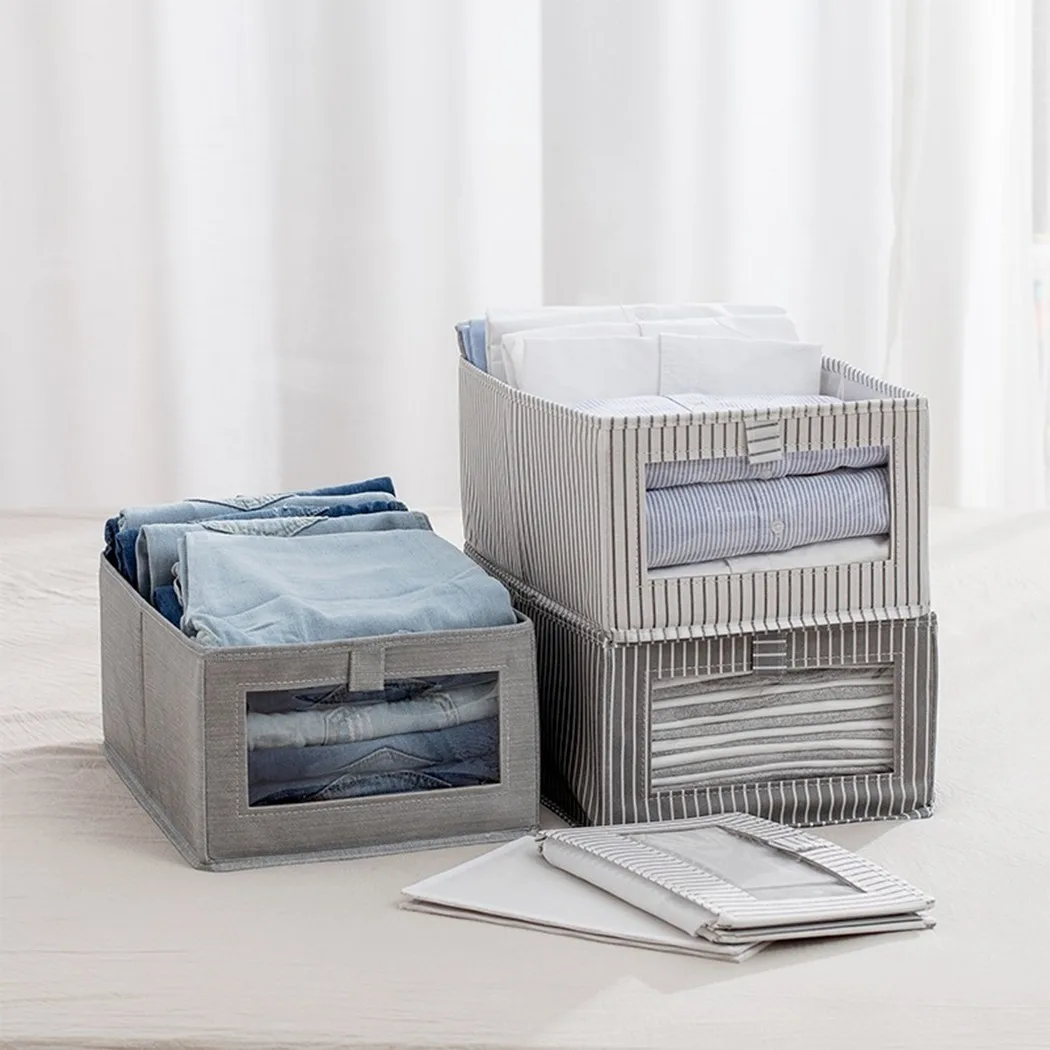 Foldable Fabric Storage Boxes Clothing Underwear Cosmetic Case Basket Storage Boxes Drawers Container Home Organizer Baskets
Foldable Fabric Storage Boxes Clothing Underwear Cosmetic Case Basket Storage Boxes Drawers Container Home Organizer Baskets