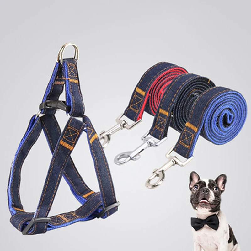 Pet Jeans Dog Harness No Pull Adjustable Medium Large Naughty Dog Vest Safety Vehicular Lead Walking Running Walking Training
Pet Jeans Dog Harness No Pull Adjustable Medium Large Naughty Dog Vest Safety Vehicular Lead Walking Running Walking Training