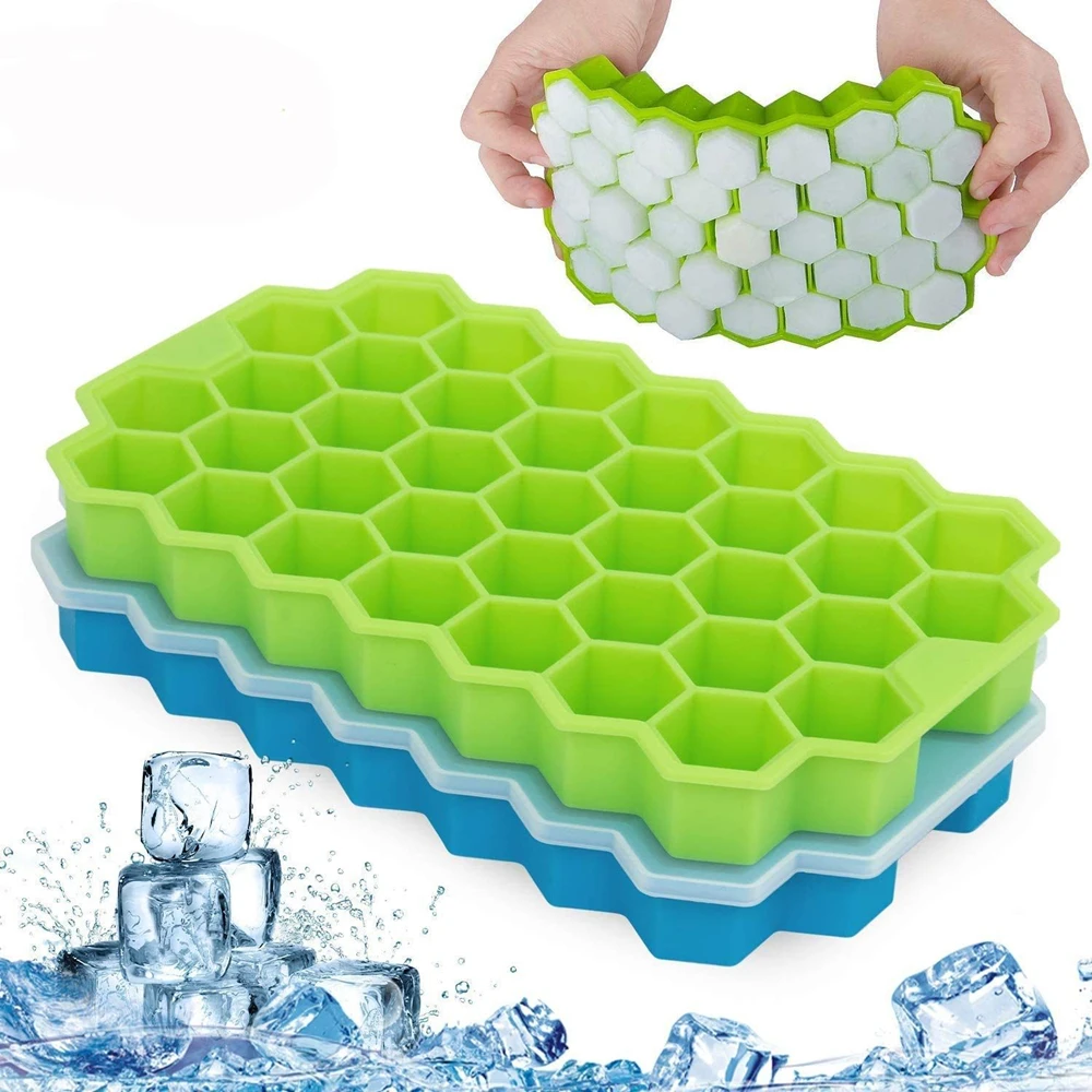 Cavity Ice Cube Tray Honeycomb Ice Cube Mold Food Grade Flexible Silicone Ice Molds for Whiskey Cocktail with Removable Lids
Cavity Ice Cube Tray Honeycomb Ice Cube Mold Food Grade Flexible Silicone Ice Molds for Whiskey Cocktail with Removable Lids