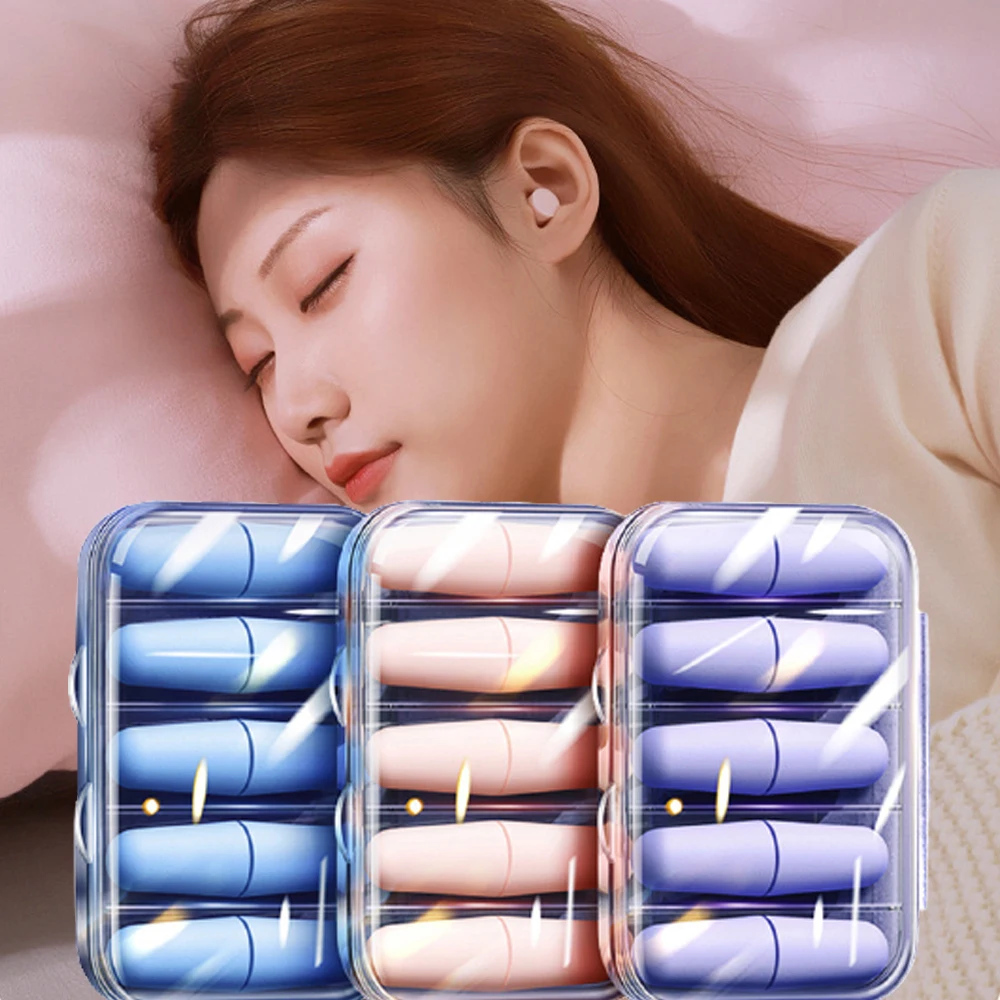 10Pcs Soft Comfortable PU Sponge Earplugs Travel Sleep Noise Reduction Rate 35.5db Sound Insulation Ear Plugs
10Pcs Soft Comfortable PU Sponge Earplugs Travel Sleep Noise Reduction Rate 35.5db Sound Insulation Ear Plugs