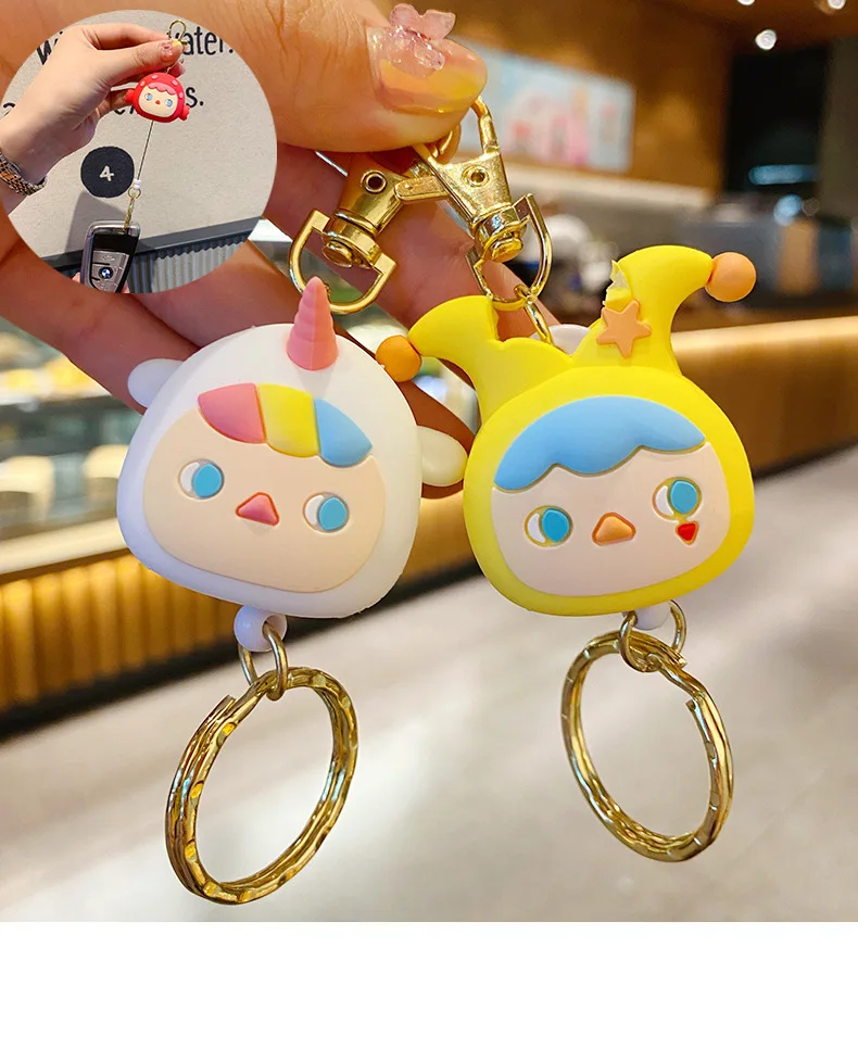Creative Cartoon Cute Unicorn Retractable Rebound Key Chain Girl Keychains Couple Car Bag Keychain Charms Gift Keyring Jewelry
Creative Cartoon Cute Unicorn Retractable Rebound Key Chain Girl Keychains Couple Car Bag Keychain Charms Gift Keyring Jewelry