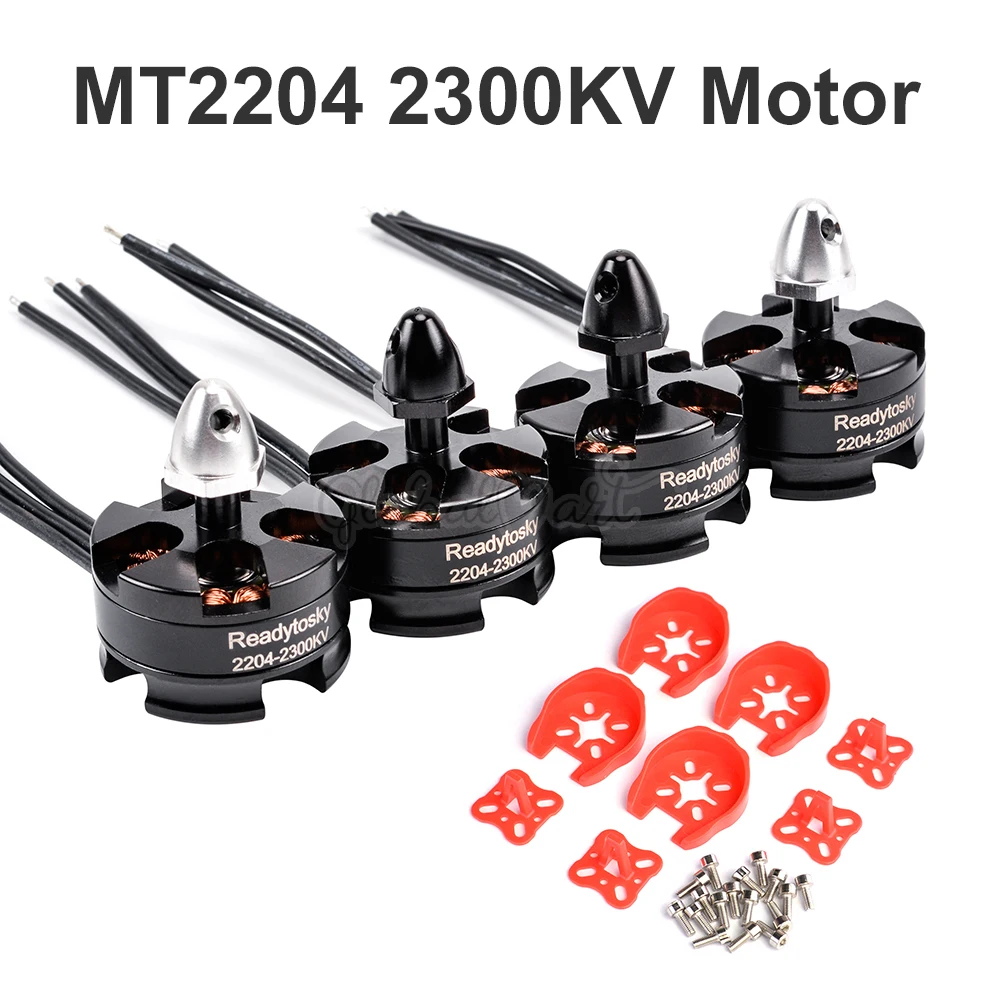 4 шт./лот MT2204 2204 2300KV бесщеточный двигатель 2 3S CW CCW для DIY Мини мультиротор RC