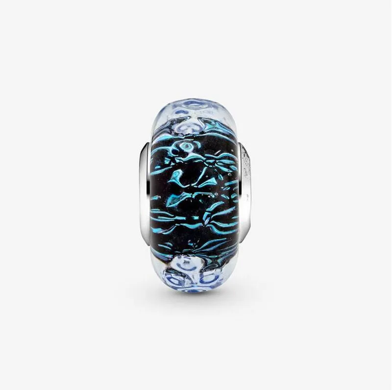 925 Sterling Silver Beads Charms Blue Ocean Murano Glass Round Charm Fit Original pandora Bracelet For Women DIY Jewelry
925 Sterling Silver Beads Charms Blue Ocean Murano Glass Round Charm Fit Original pandora Bracelet For Women DIY Jewelry