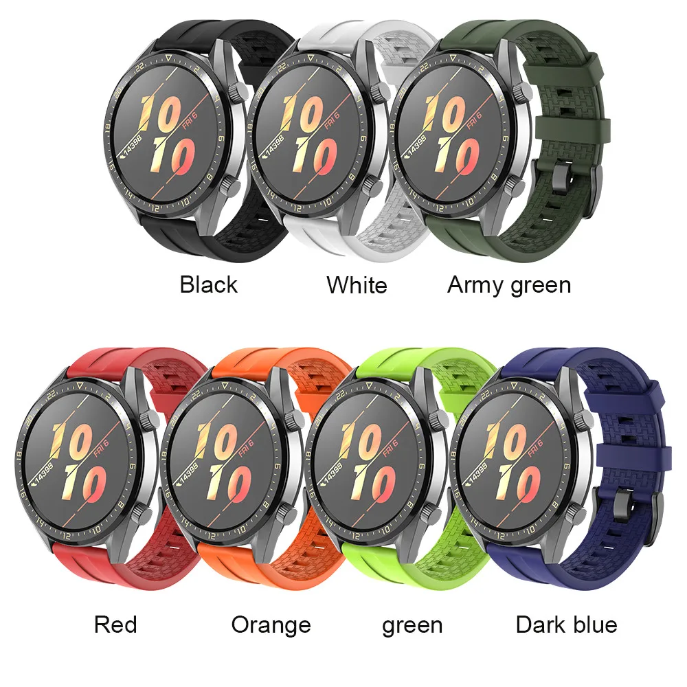 Outdoor Silicone Strap for Huawei GT Watchband 22mm Width Silicone Replacement Wristband Bracele for Samsung Galaxy Watch 46mm
Outdoor Silicone Strap for Huawei GT Watchband 22mm Width Silicone Replacement Wristband Bracele for Samsung Galaxy Watch 46mm