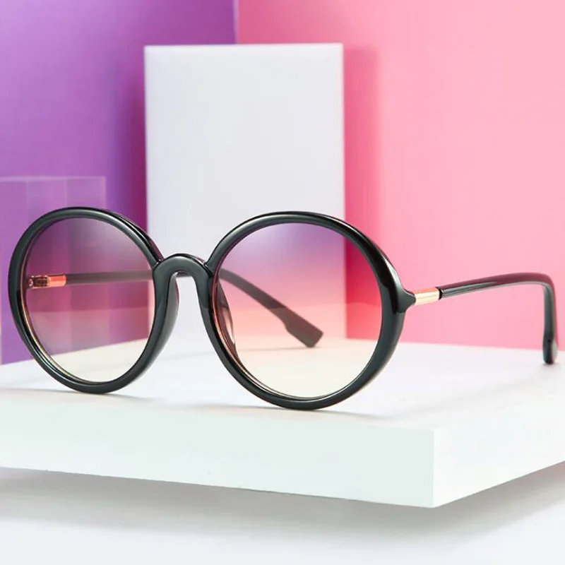Fashionable Sexy Big Round Sunglasses Women Gradient Black Purple Sun Glasses Fashion Brand Designer New Arrivals Women Shades
Fashionable Sexy Big Round Sunglasses Women Gradient Black Purple Sun Glasses Fashion Brand Designer New Arrivals Women Shades