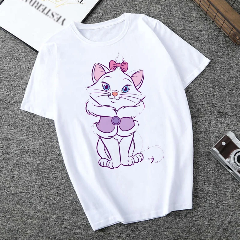 Summer Woman Clothes Korean Clothes Kawaii Cat Print T-shirt Casual Tops Vintage Aesthetic Lady T-shirt Girls Casual Tshirts
Summer Woman Clothes Korean Clothes Kawaii Cat Print T-shirt Casual Tops Vintage Aesthetic Lady T-shirt Girls Casual Tshirts