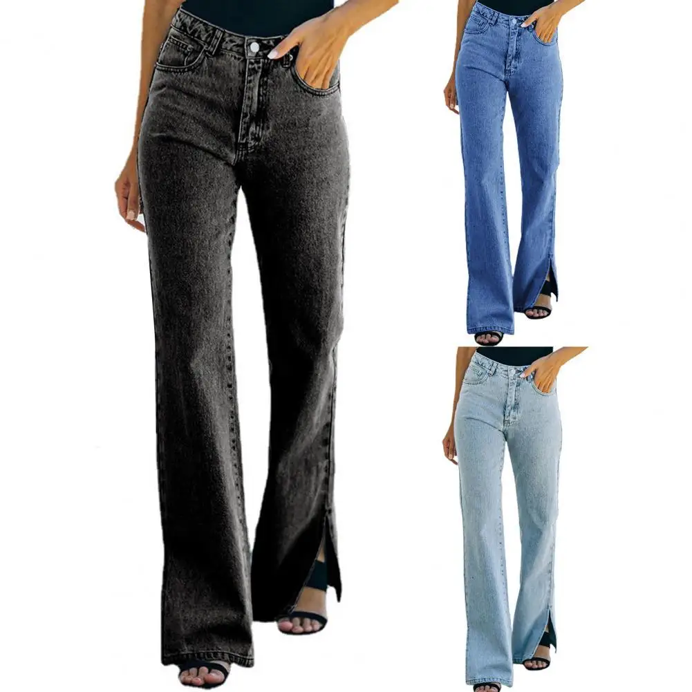 Mid Waist Women Jeans Multi Pockets Denim Straight Split Stretchy Skinny Jeans Streetwear New 2021 Women Jeans Fashion Wide Leg
Mid Waist Women Jeans Multi Pockets Denim Straight Split Stretchy Skinny Jeans Streetwear New 2021 Women Jeans Fashion Wide Leg