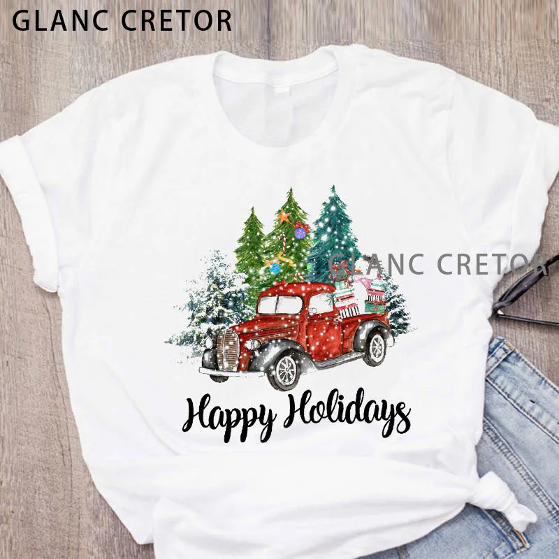New Year Merry Christmas Clothing Women Graphic Coffee Fashion Style Holiday Female Printed Tops Lady Tees T Shirt T-Shirt
New Year Merry Christmas Clothing Women Graphic Coffee Fashion Style Holiday Female Printed Tops Lady Tees T Shirt T-Shirt