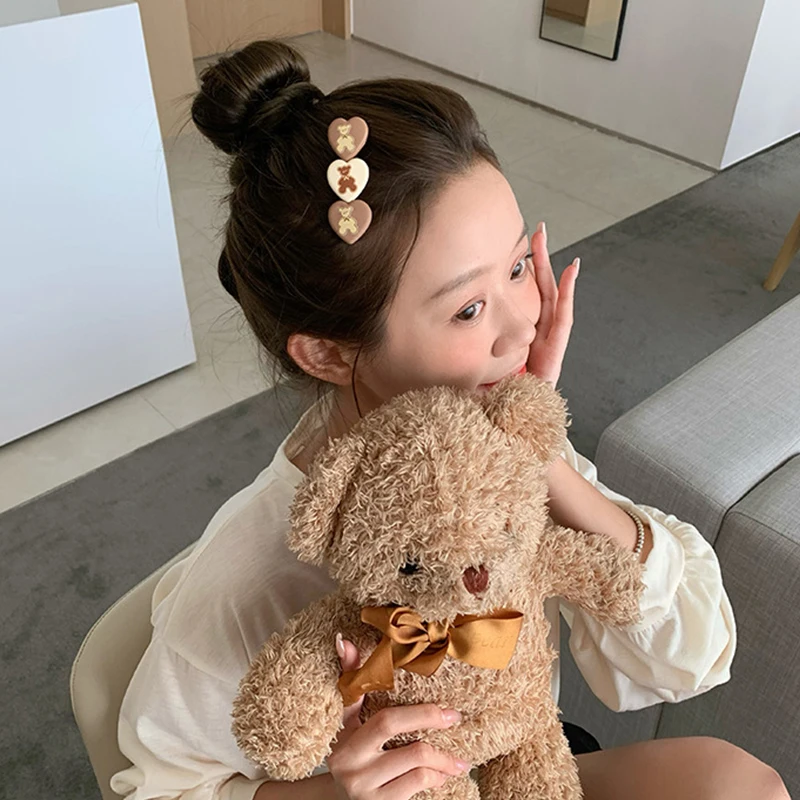 Fashion Love Heart Hair Clip Elegant Women Barrette Sweet Tulip Flower Cartoon Bear Hairpins Cute Girl Barrette Hair Accessories
Fashion Love Heart Hair Clip Elegant Women Barrette Sweet Tulip Flower Cartoon Bear Hairpins Cute Girl Barrette Hair Accessories