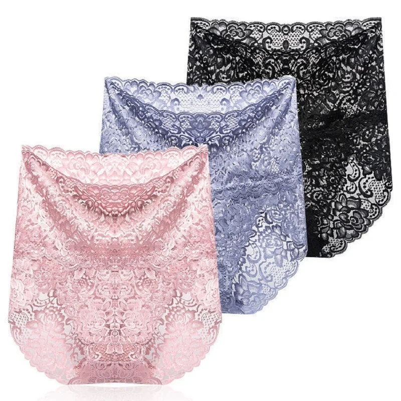 3Pcs Women Panties Underwear Lingerie Sexy Briefs Female Lace Underpanties With High Waist Plus Size Shorts Calcinha
3Pcs Women Panties Underwear Lingerie Sexy Briefs Female Lace Underpanties With High Waist Plus Size Shorts Calcinha