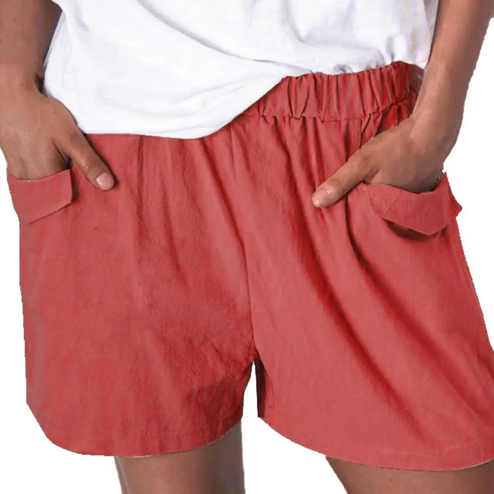 2021 Summer Women Shorts High Waist Solid Color Pockets Elastic Waist Shorts Loose Shorts Casual Sportwear
2021 Summer Women Shorts High Waist Solid Color Pockets Elastic Waist Shorts Loose Shorts Casual Sportwear