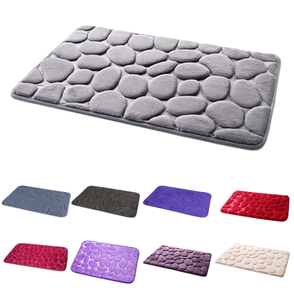 3D Cobblestone Carpet Floor Mat Water-absorbing Anti-slip Mat for Front Door Inside Floor Dirt Trapper Cotton Rug 40*60cm
3D Cobblestone Carpet Floor Mat Water-absorbing Anti-slip Mat for Front Door Inside Floor Dirt Trapper Cotton Rug 40*60cm