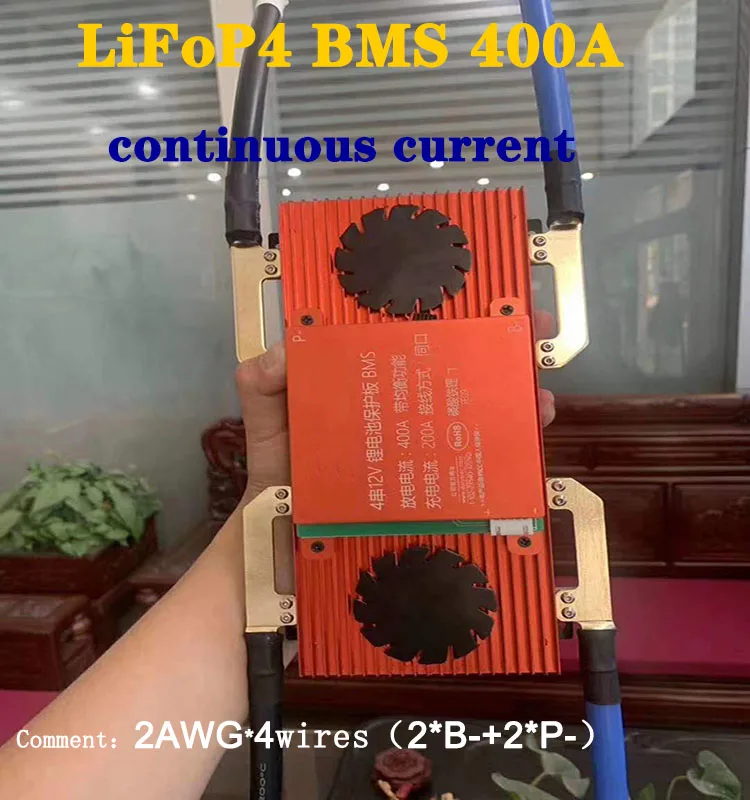 BMS 4S LiFePo4 100A 120A 150A 200A 250A 300A 400A общий Порты и разъёмы баланс 3 2 V 65 LiFePO4 батареи 12V