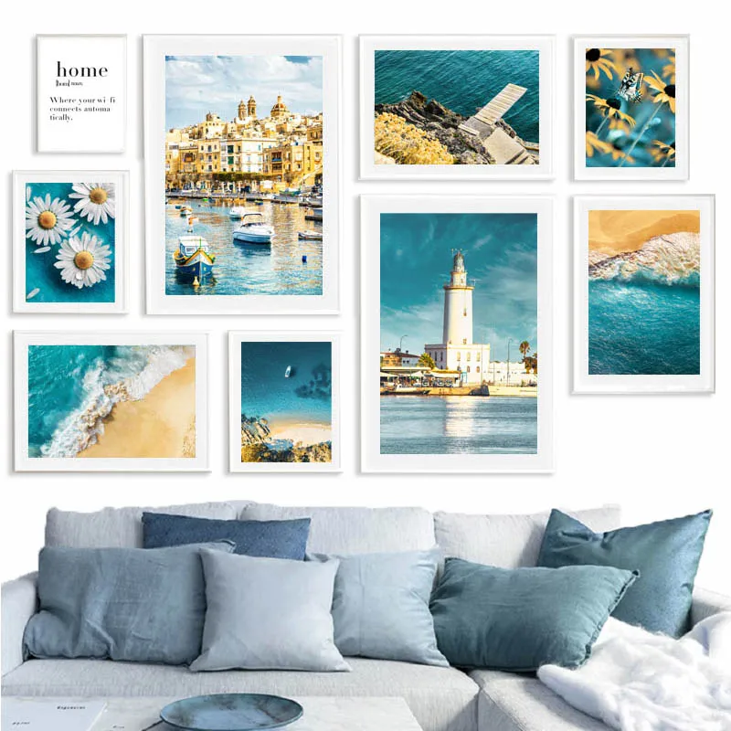 Daisy Sea Wave Beach Lighthouse Butterfly Wall Art Canvas Painting Nordic Posters And Prints Wall Pictures For Living Room Decor
Daisy Sea Wave Beach Lighthouse Butterfly Wall Art Canvas Painting Nordic Posters And Prints Wall Pictures For Living Room Decor