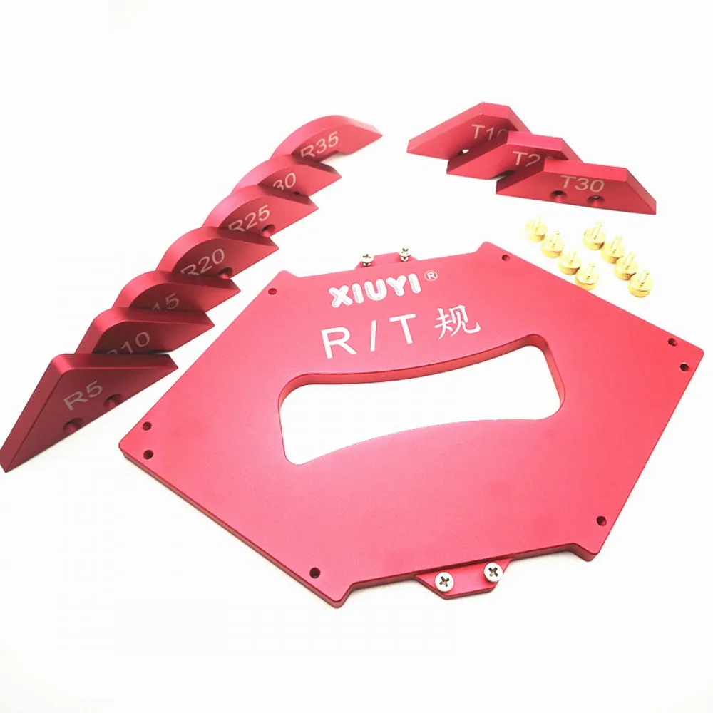 Trimming Machine Fillet Gauge Angled Ruler R T Tool Set | Инструменты