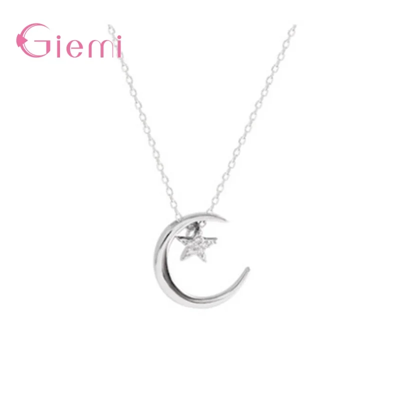 Simple Fashion Moon Star Zirconia Necklace Pendant Choker Necklace For Woman Exquisite Banquet Party Collier Jewelry Gift
Simple Fashion Moon Star Zirconia Necklace Pendant Choker Necklace For Woman Exquisite Banquet Party Collier Jewelry Gift