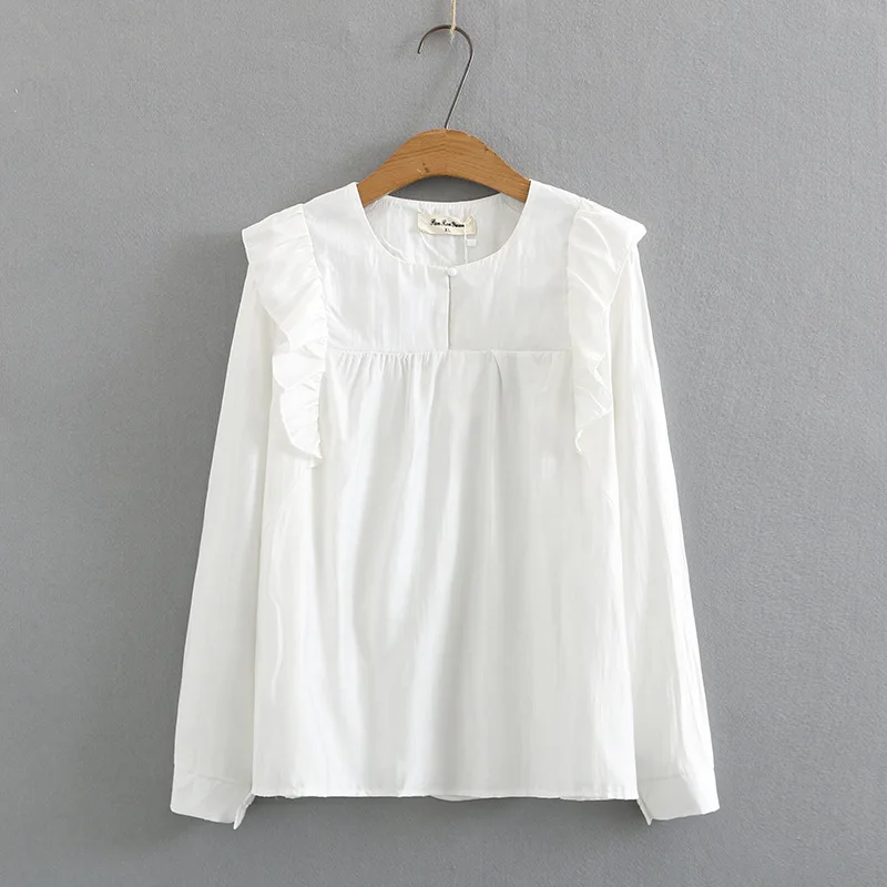 Plus Size XL-4XL Women's Blue White Blouse Long Sleeved Solid Simple Tops Large Size Elegant Blusas
Plus Size XL-4XL Women's Blue White Blouse Long Sleeved Solid Simple Tops Large Size Elegant Blusas