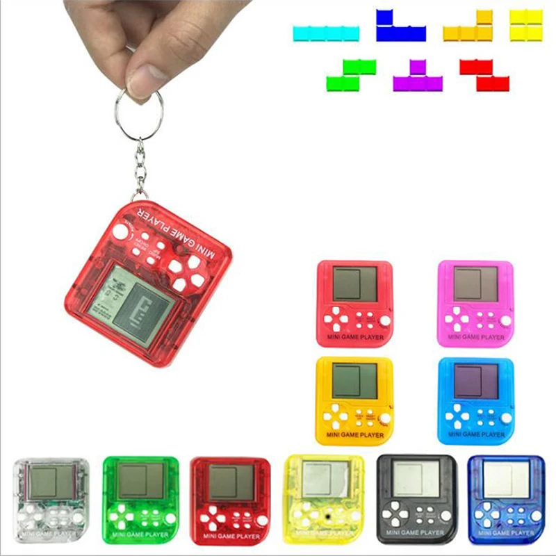 Children's Handheld Large screen mini classic game machine retro brick game console with keychain With Keychain 
Children's Handheld Large screen mini classic game machine retro brick game console with keychain With Keychain