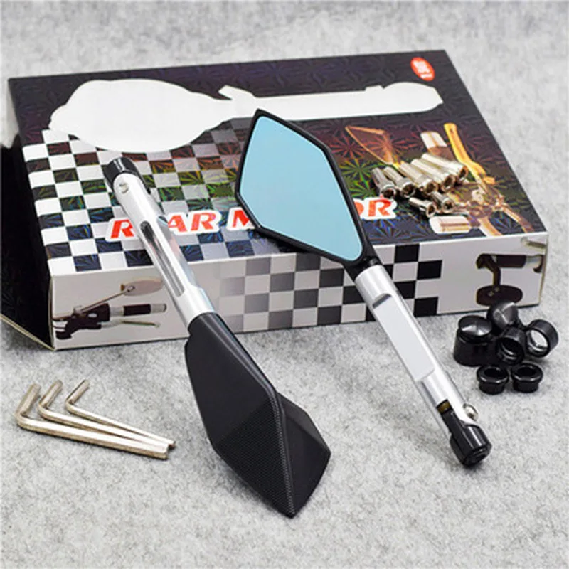 1Pair Universal Motorcycle Backup Rearview Mirrors motorcycle accessories motorcycle mirror for Honda for Suzuki for Yamaha
1Pair Universal Motorcycle Backup Rearview Mirrors motorcycle accessories motorcycle mirror for Honda for Suzuki for Yamaha