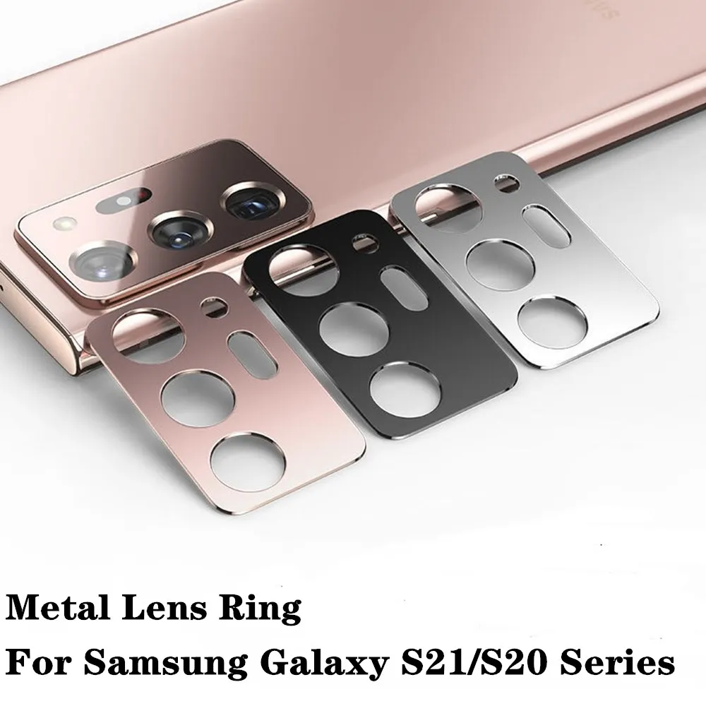 Чехол для Samsung Galaxy S21 S20 Note 20 FE Ultra Plus 5G чехол объектива S20FE + металлическое кольцо |