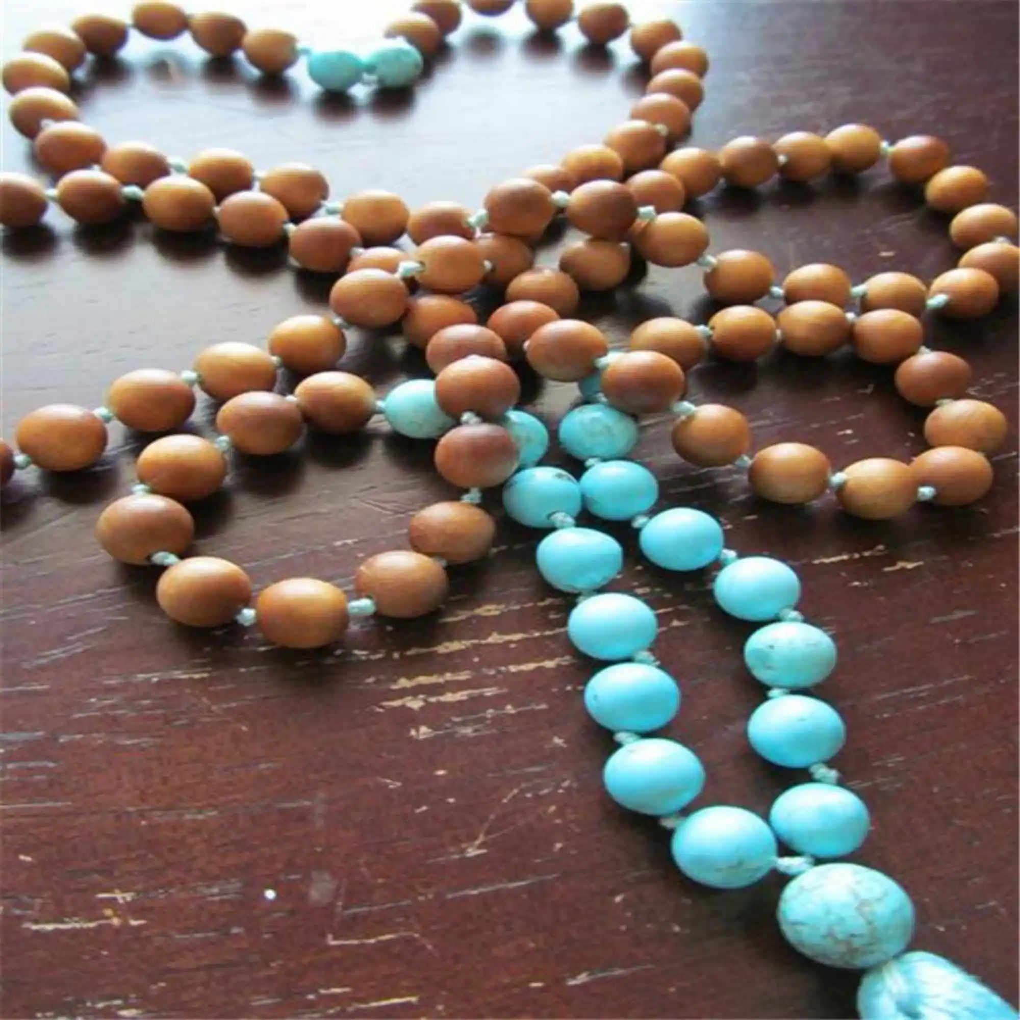 6MM Natural Turquoises 108 Beads Tassels gemstone Necklace Wrist National Style Souvenir Chain Yoga Meditation All Saints' Day
6MM Natural Turquoises 108 Beads Tassels gemstone Necklace Wrist National Style Souvenir Chain Yoga Meditation All Saints' Day