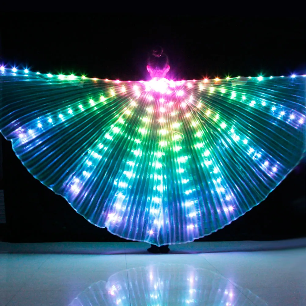 Women LED Isis Wings Remote Control Belly Dance Light Up Wings Butterfly Party Club Wear Flash Halloween Flexible Sticks
Women LED Isis Wings Remote Control Belly Dance Light Up Wings Butterfly Party Club Wear Flash Halloween Flexible Sticks