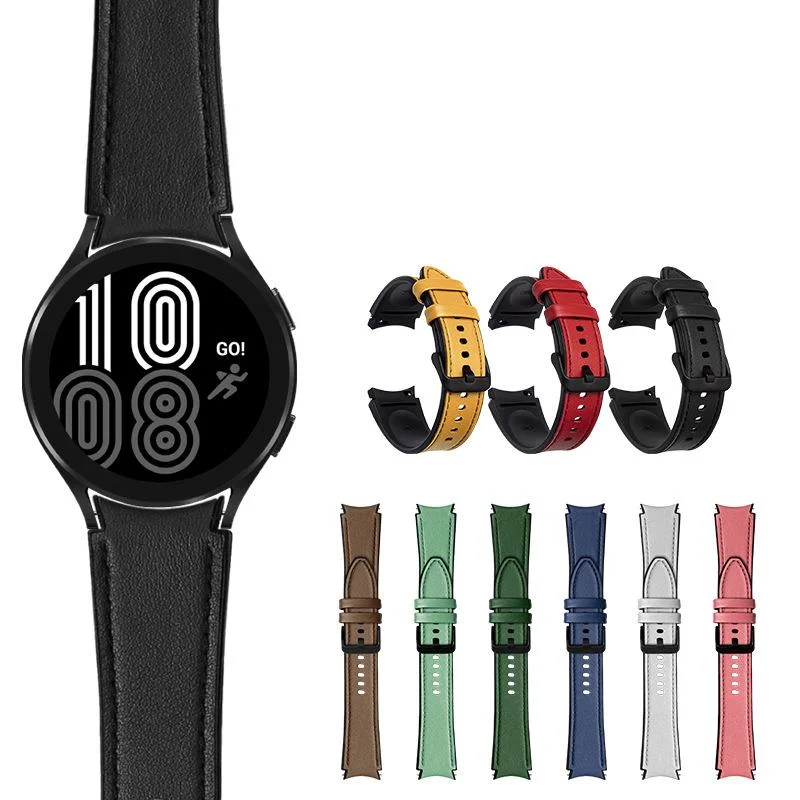 Leather Strap For Samsung Galaxy Watch 4 Watch4 40mm/Watch4 44mm/Watch4 Classic 42mm/Watch4 Classic 46mm Bracelet WristBand
Leather Strap For Samsung Galaxy Watch 4 Watch4 40mm/Watch4 44mm/Watch4 Classic 42mm/Watch4 Classic 46mm Bracelet WristBand