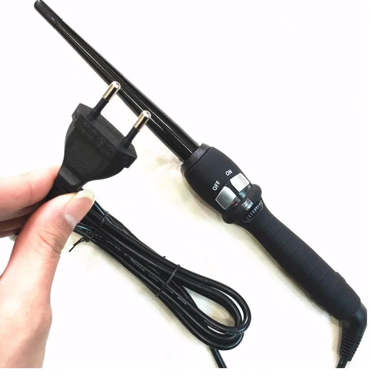 Hair Curling Iron Wand with Tourmaline Ceramic Coating Hair Curler Wand with Anti-Scalding Insulated Tip For Christmas Gift 
Hair Curling Iron Wand with Tourmaline Ceramic Coating Hair Curler Wand with Anti-Scalding Insulated Tip For Christmas Gift
