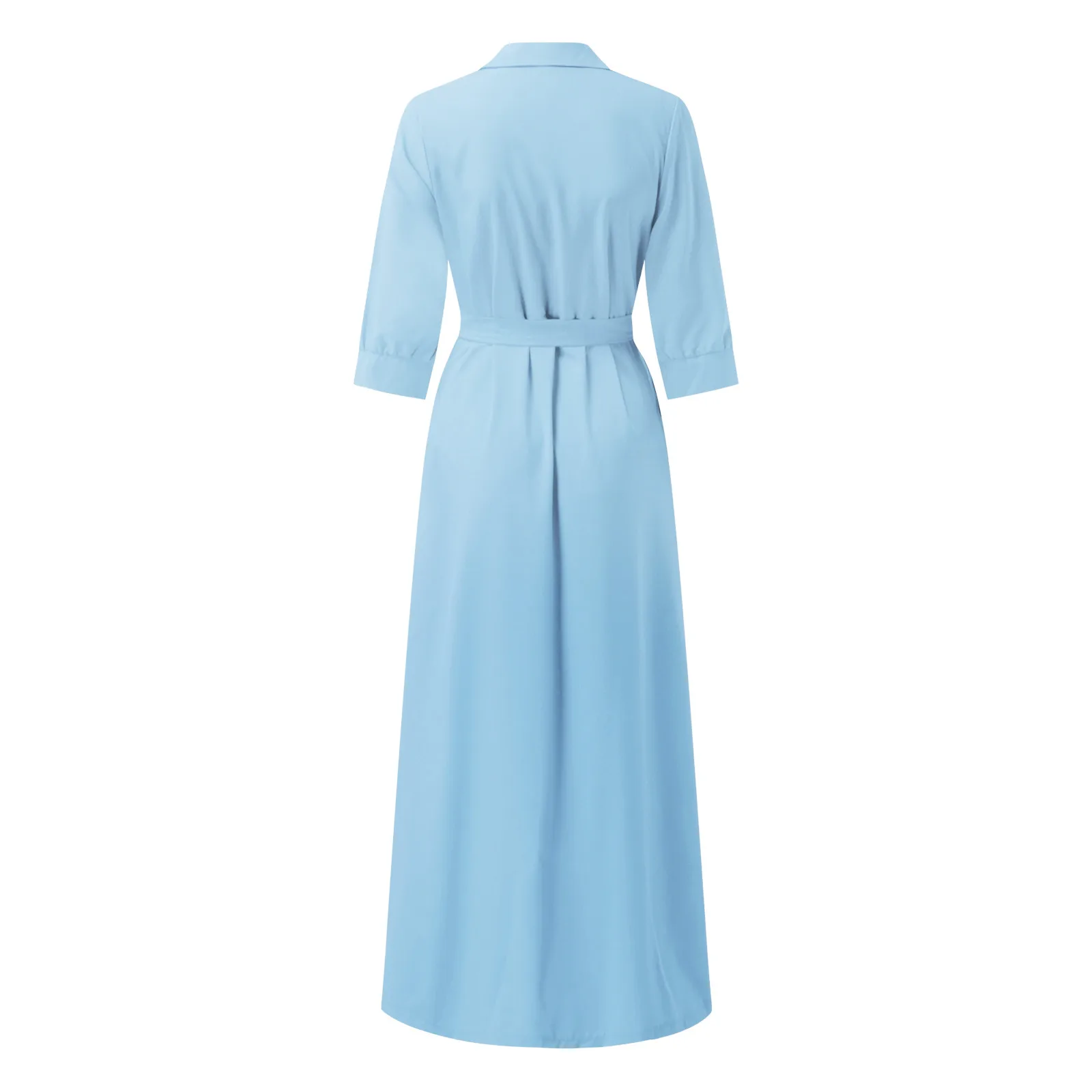40# Bandage V-neck Shirt Dress Solid Color Vintage Dress Woman Long Sleeve Elegant Robe Femme Office Lady Pocket Maxi Dress
40# Bandage V-neck Shirt Dress Solid Color Vintage Dress Woman Long Sleeve Elegant Robe Femme Office Lady Pocket Maxi Dress