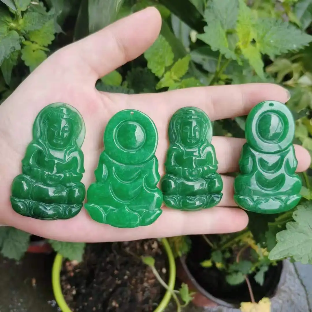 1pcs/lot natural green jade pendant green Buddha Guanyin sculptures accessories gem jewelry necklace folk-custom diy wisiorek
1pcs/lot natural green jade pendant green Buddha Guanyin sculptures accessories gem jewelry necklace folk-custom diy wisiorek