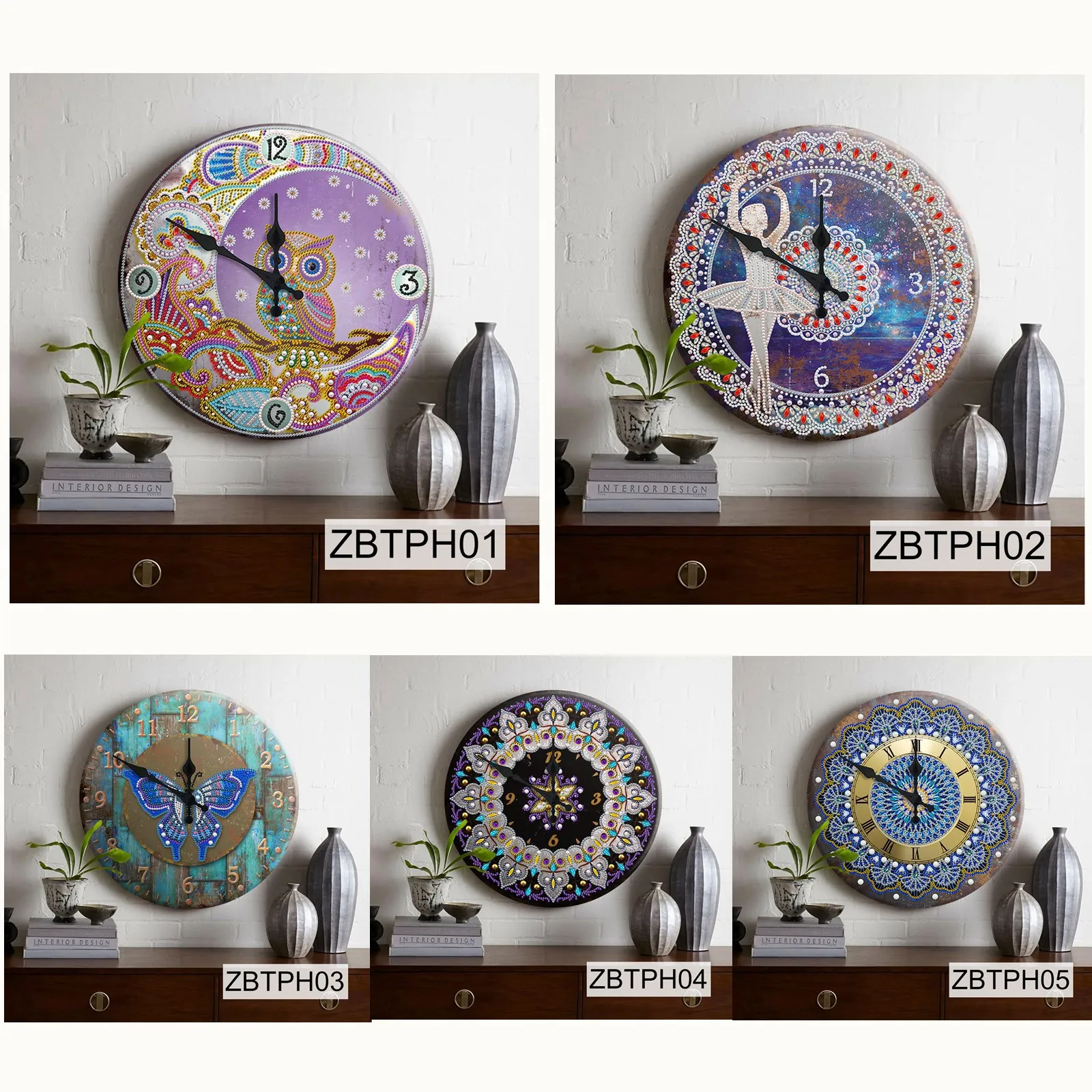 DIY iron diamond painting clock living room decoration painting pendant disc clock diamond embroidery full set Christmas gift
DIY iron diamond painting clock living room decoration painting pendant disc clock diamond embroidery full set Christmas gift