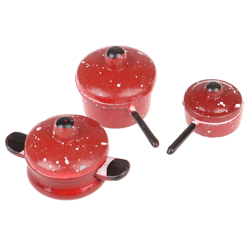 3 шт., миниатюрные металлические сковороды для кукольного домика
3 шт., миниатюрные металлические сковороды для кукольного домика