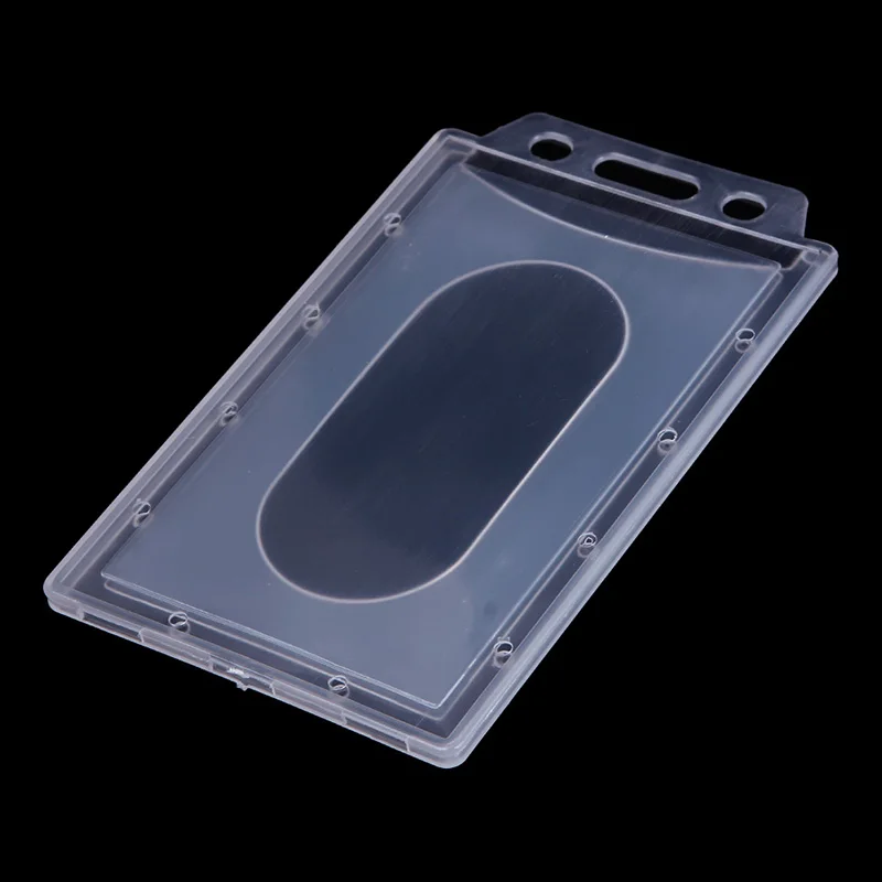 5 шт. прозрачный Пластик Вертикальный жесткий ID карты доступа Обложка для