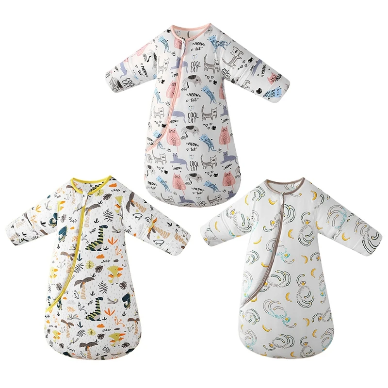 Baby Sleeping Bag with Detachable Long Sleeves Autumn Winter Wearable Sleepsack
Baby Sleeping Bag with Detachable Long Sleeves Autumn Winter Wearable Sleepsack