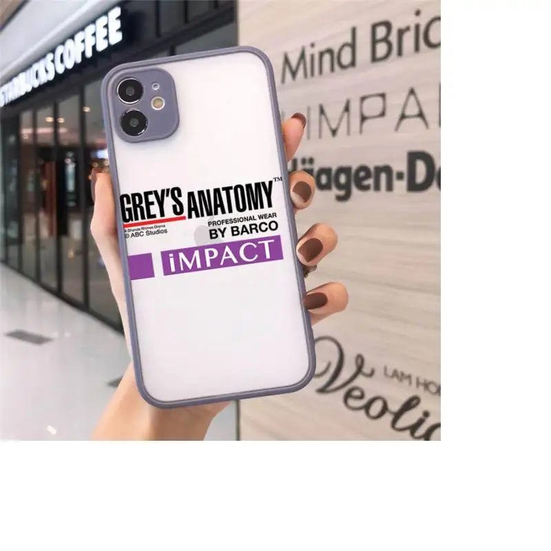 Grey's anatomy Phone Case Matte transparent For Gray iPhone 12 Mini 11 Pro XR XS Max 7 8 Plus X Back Cover
Grey's anatomy Phone Case Matte transparent For Gray iPhone 12 Mini 11 Pro XR XS Max 7 8 Plus X Back Cover