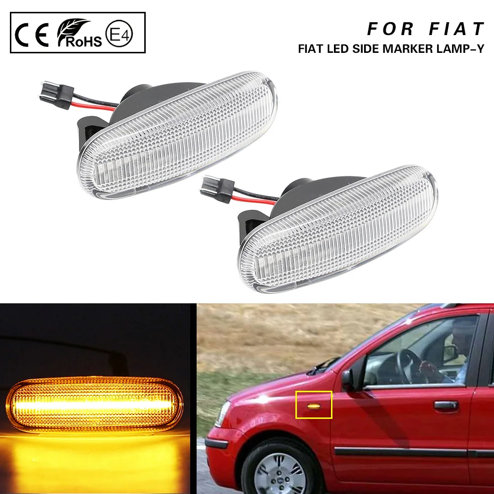 For Fiat Panda Punto Evo Stilo Qubo Grande Punto Peugeot Bipper Citroen Nemo Lancia Musa(350)LED side marker light turn signal
For Fiat Panda Punto Evo Stilo Qubo Grande Punto Peugeot Bipper Citroen Nemo Lancia Musa(350)LED side marker light turn signal