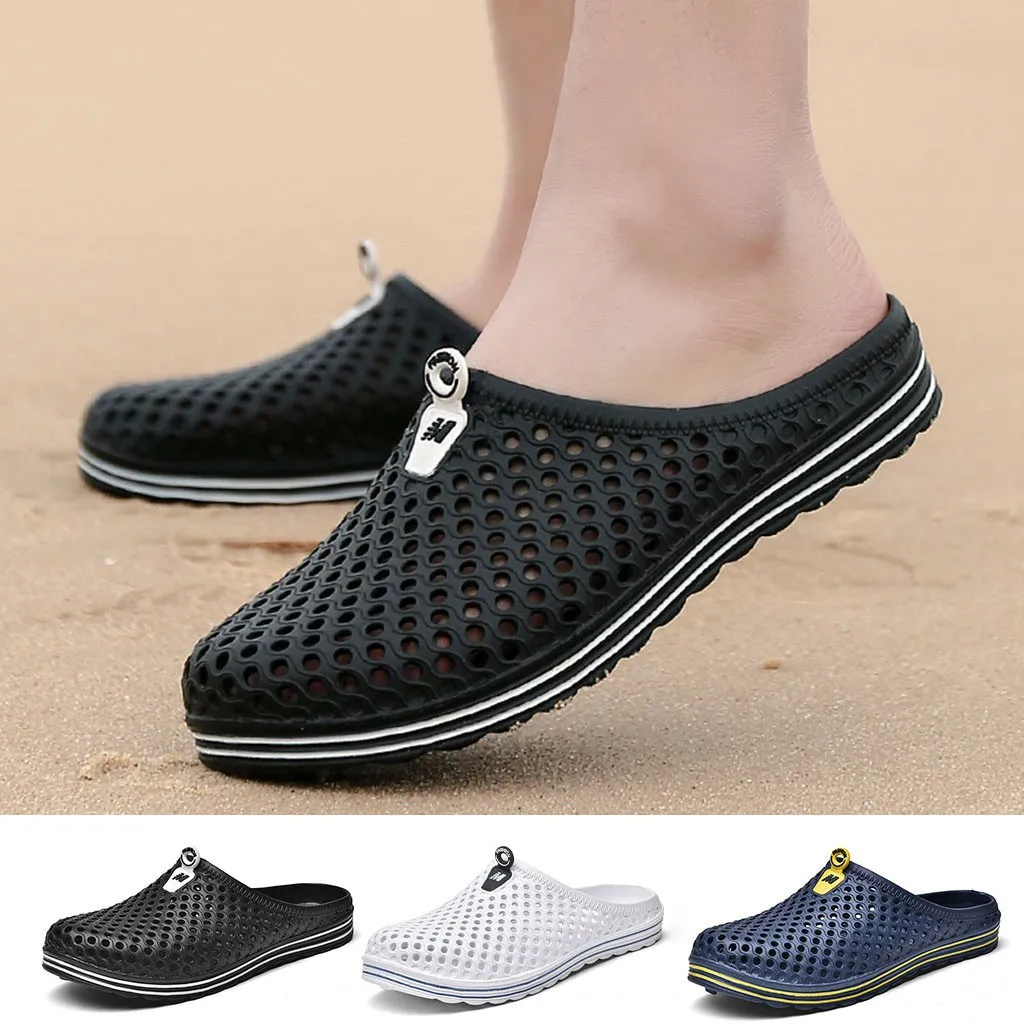 2021 Summer Slippers Men Hollow Out Breathable Beach Flip Flops Unisex Casual Slip-on Flats Sandals Men Shoes Size 45
2021 Summer Slippers Men Hollow Out Breathable Beach Flip Flops Unisex Casual Slip-on Flats Sandals Men Shoes Size 45
