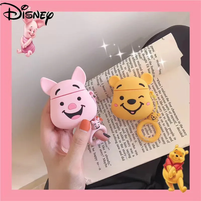 Disney Pooh bearwireless earphone cover suitable for iPhone airpods1/2 couple silicone earphone shell bluetooth-compatible
Disney Pooh bearwireless earphone cover suitable for iPhone airpods1/2 couple silicone earphone shell bluetooth-compatible