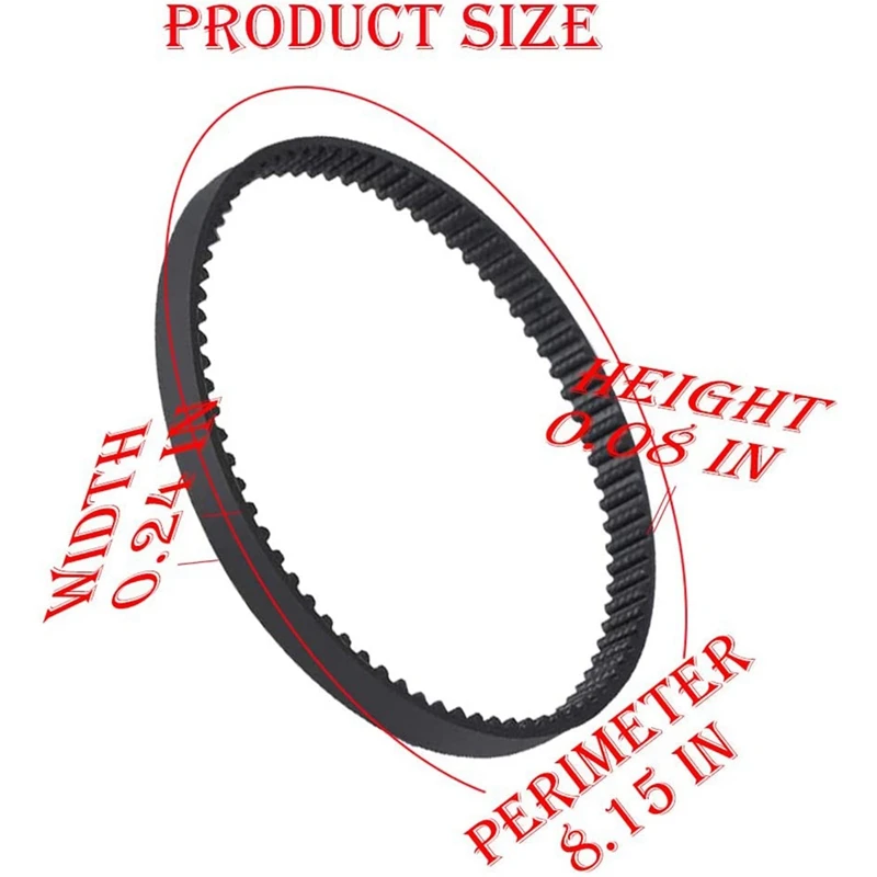 Replacement Belt for Shark NV350 NV351 NV352 NV355 Series Vacuum Cleaner for Shark Navigator Lift-Away Pro 2 Pack
Replacement Belt for Shark NV350 NV351 NV352 NV355 Series Vacuum Cleaner for Shark Navigator Lift-Away Pro 2 Pack