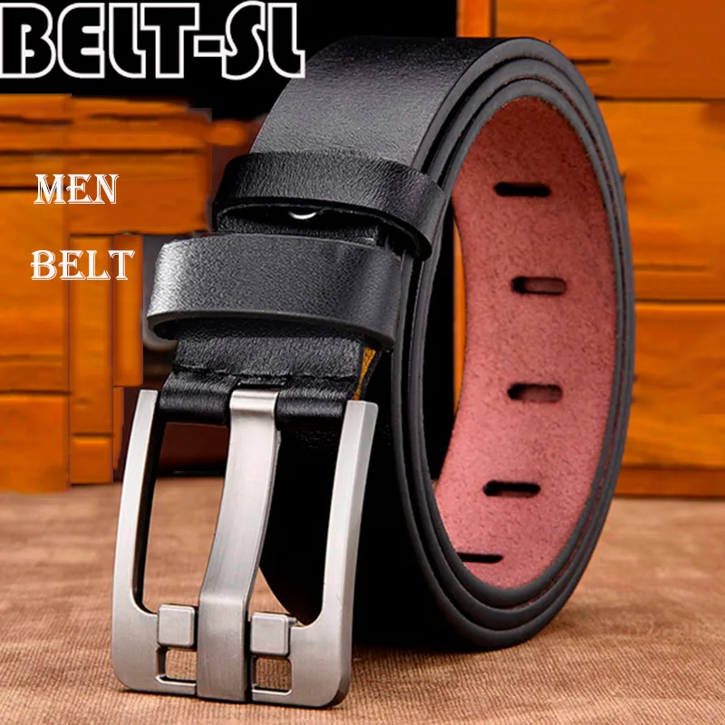 Cow Genuine Leather Luxury Strap Male Belts For Men New Fashion Classice Vintage Pin Buckle Men Belt High Quality
Cow Genuine Leather Luxury Strap Male Belts For Men New Fashion Classice Vintage Pin Buckle Men Belt High Quality