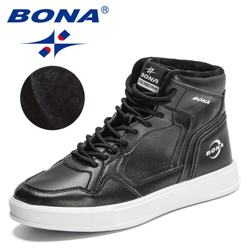 BONA 2022 New Designers Winter Warm Ankle Boots Men Lace Up Microfiber Leather High Top Plush Outdoor Snow Boots Mansculino Soft
BONA 2022 New Designers Winter Warm Ankle Boots Men Lace Up Microfiber Leather High Top Plush Outdoor Snow Boots Mansculino Soft