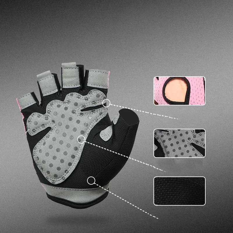 Half Finger Gloves Shockproof Gloves Female Weightlifting Dumbbell Gloves Non-Slip Anti-Cocoon Breathable Training
Half Finger Gloves Shockproof Gloves Female Weightlifting Dumbbell Gloves Non-Slip Anti-Cocoon Breathable Training
