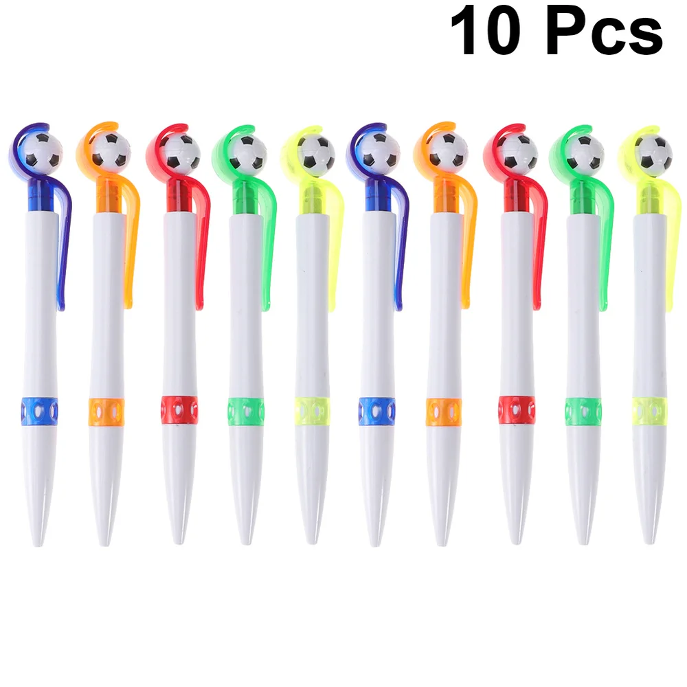 10 Pcs Soccer Shape Ball-point Pen Creative Ballpoint Pens Stationery for Home School Office (Random Color)
10 Pcs Soccer Shape Ball-point Pen Creative Ballpoint Pens Stationery for Home School Office (Random Color)
