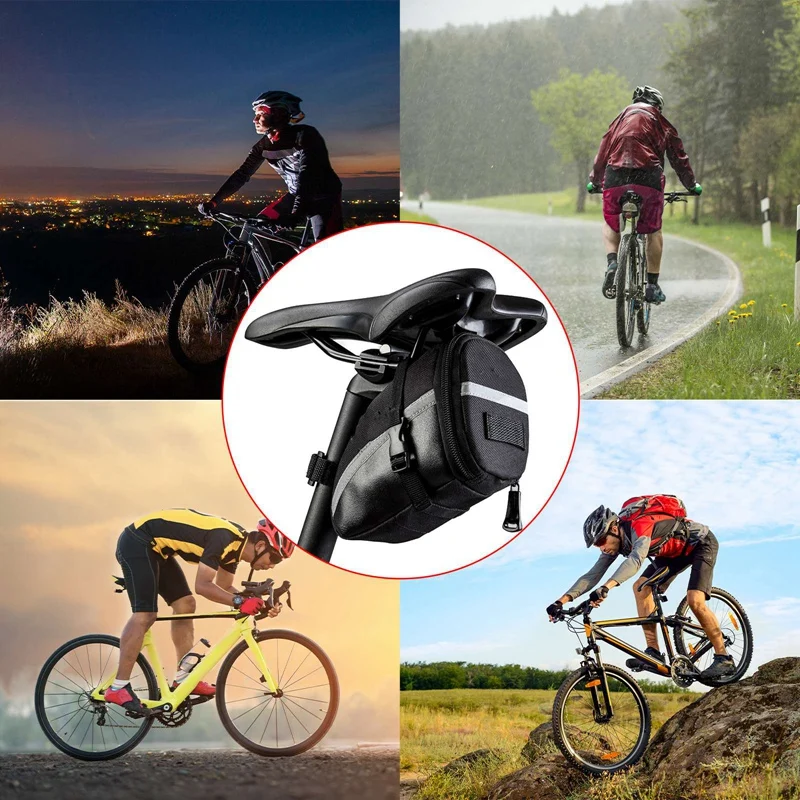 Rainproof Bicycle Bag Bike Repairs Tool Kits Shockproof Bike Saddle Bag For Rear Large Capatity Seatpost MTB Bike Bag Accessory
Rainproof Bicycle Bag Bike Repairs Tool Kits Shockproof Bike Saddle Bag For Rear Large Capatity Seatpost MTB Bike Bag Accessory