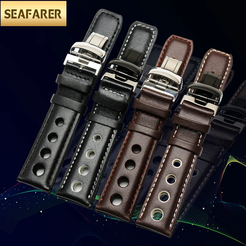 Genuine Leather Strap For Sports Racing Series PRS516 T91 1853 Watch 20mm Black Orange Line With Steel Folding Buckle
Genuine Leather Strap For Sports Racing Series PRS516 T91 1853 Watch 20mm Black Orange Line With Steel Folding Buckle
