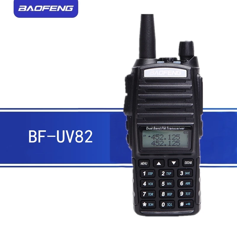 2 шт. Baofeng UV82 портативная рация BF UV 82 Водонепроницаемая двухсторонняя радио 5 Вт