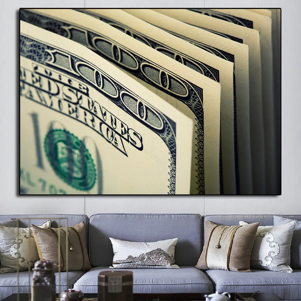 Large Version 100 Dollar Bill Nordic Canvas Art Print Painting Posters Wall Pictures For Living Room Bedroom Office Home Decor
Large Version 100 Dollar Bill Nordic Canvas Art Print Painting Posters Wall Pictures For Living Room Bedroom Office Home Decor