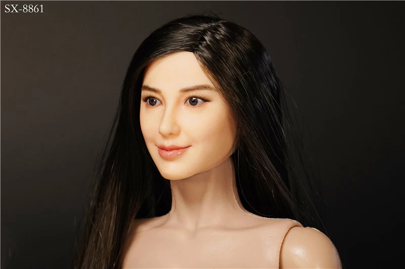 1/6 Female Asian Girl Angelababy Carved PVC Head Sculpt 12'' Girl Head Model Toy
1/6 Female Asian Girl Angelababy Carved PVC Head Sculpt 12'' Girl Head Model Toy
