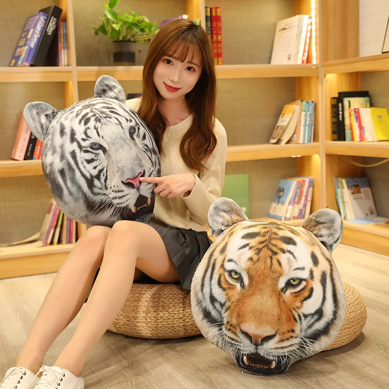 1pc simulated Plush tiger head pillow soft filled animal cushion sofa decorative cartoon plush toy children's girl
1pc simulated Plush tiger head pillow soft filled animal cushion sofa decorative cartoon plush toy children's girl