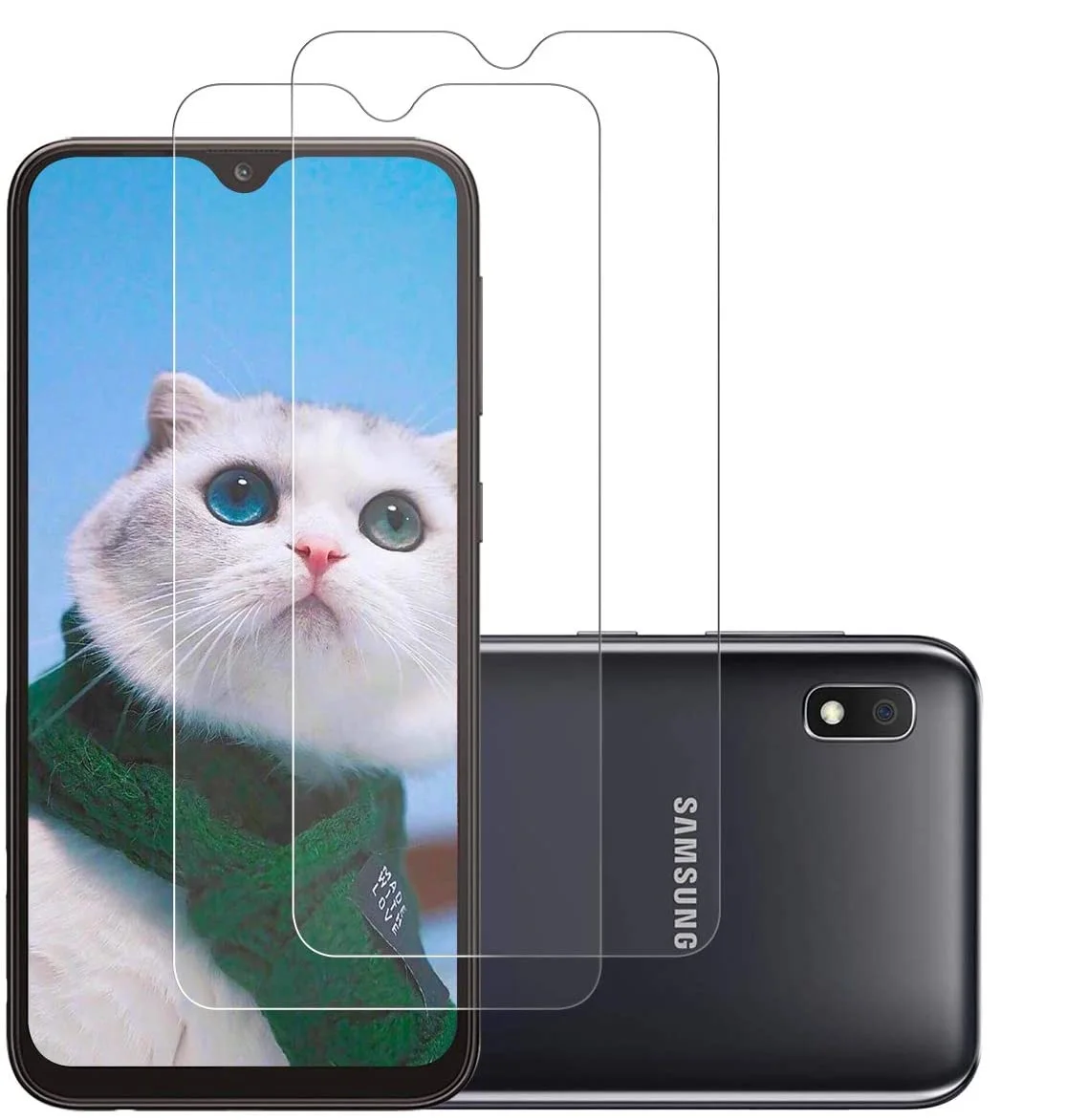 

Закаленное стекло для Samsung Galaxy A10s /10e Стекло 9H 2.5D защитная пленка Взрывозащищенная прозрачная защитная пленка для экрана чехол для телефона